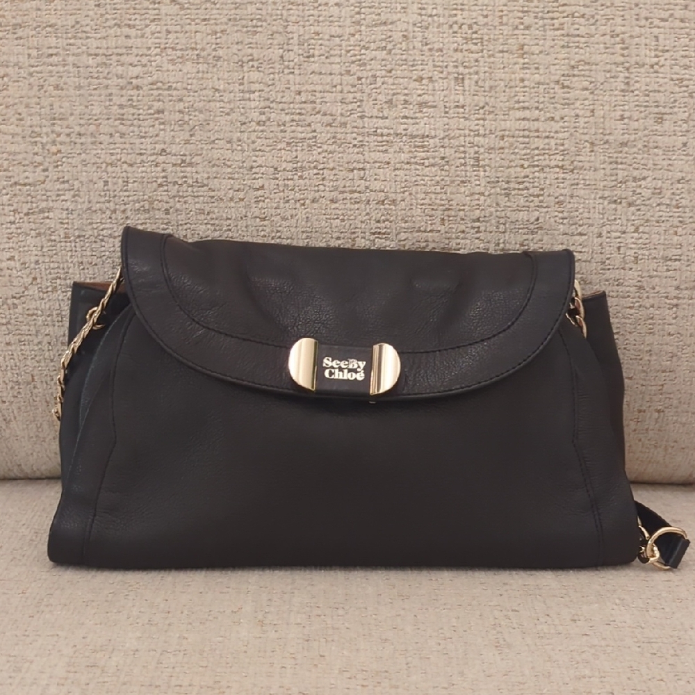 See By Chloe Black Shoulder Bag